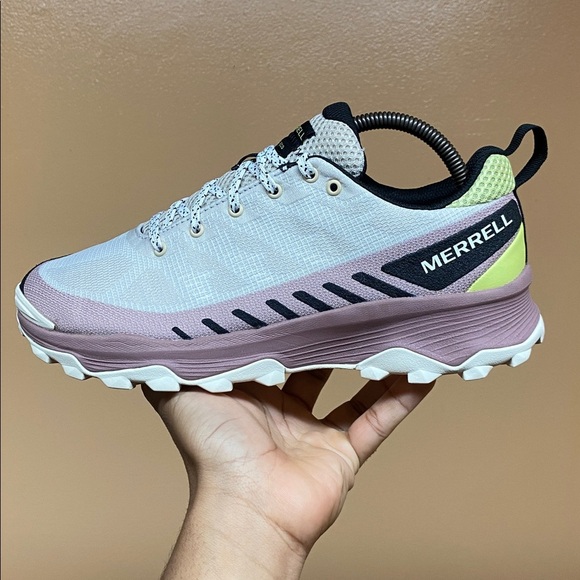 Merrell Speed Eco Low Women’s Trail Running Sneakers “Oyster Burlwood” Size 9.5 - Picture 8 of 16
